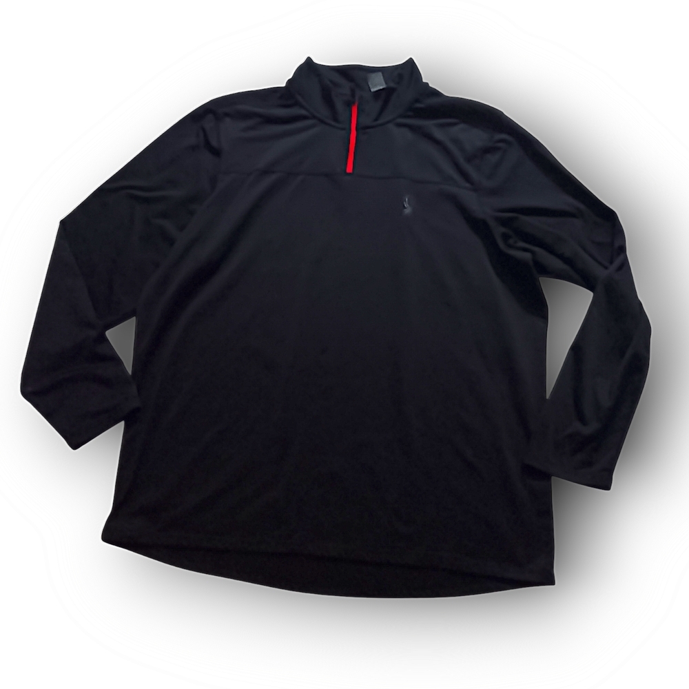 Spyder Black Sweatshirt with Red Accent